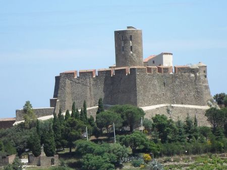 Le fort St Elme, sur les hauteurs de Collioure.
