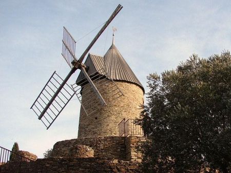 Le moulin à huile de Collioure.