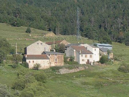 Le hameau des Cortals, à La Llagonne.