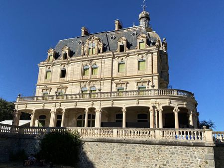 Le château d'Aubiry, à Céret.