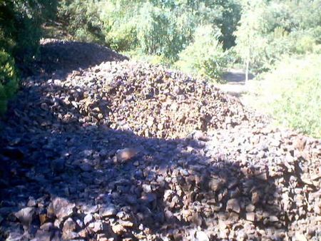 Mine d'or, sur le territoire de Glorianes