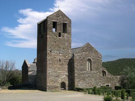 Le prieuré de Serrabone, à Boule d'Amont.