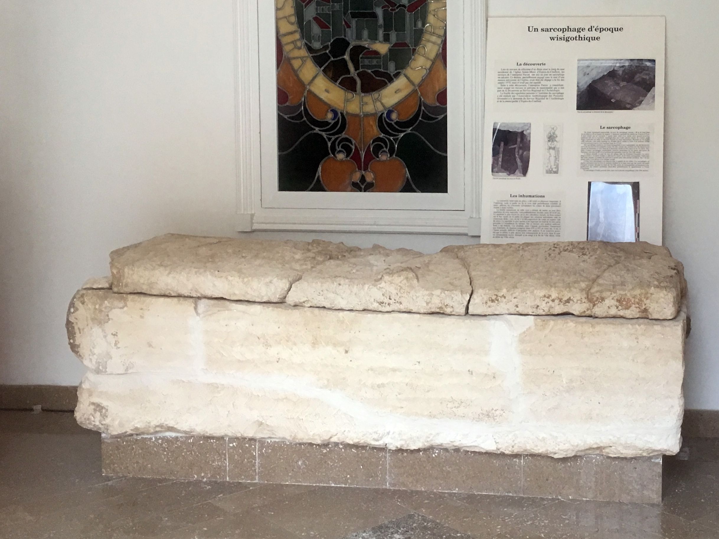 Sarcophage wisigothique d'Espira