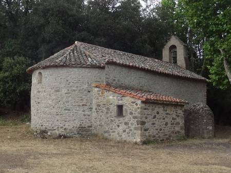 La chapelle St Amanç de la Ribera, à Montauriol.
