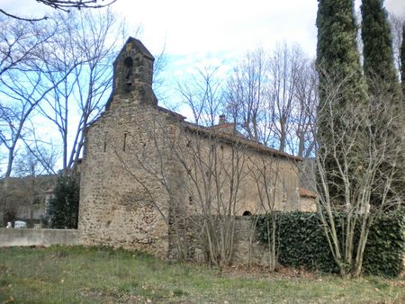 La chapelle Saint-Martin-de-Fenollar à Maureillas.