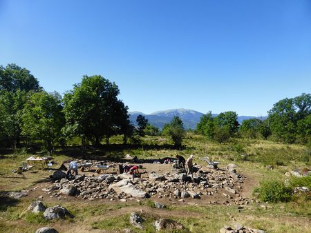 Les fouilles de Païrounell, à Angoustrine