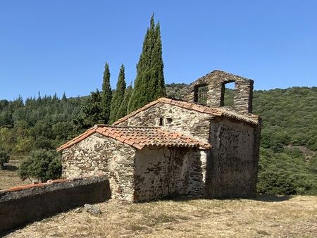 L'église de Fontcouverte, sur le territoire de Caixas.