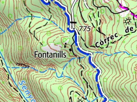 Le hameau de Fontanils