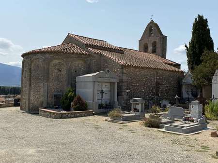 L'église paroissiale Ste Eugénie, à Ortaffa.