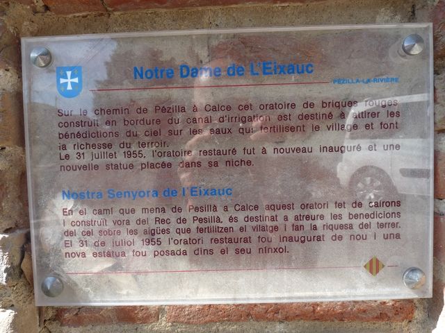 Oratoire à Notre-Dame de l'Eixauc