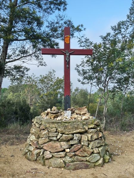 Croix en bois avec Christ