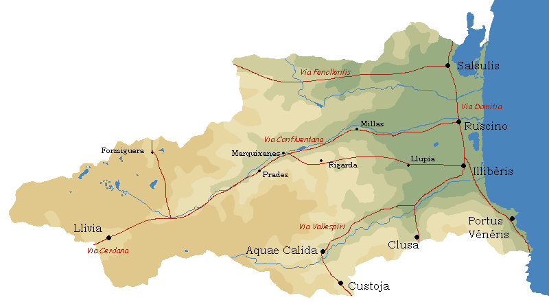 Voies romaines des Pyrénées-Orientales