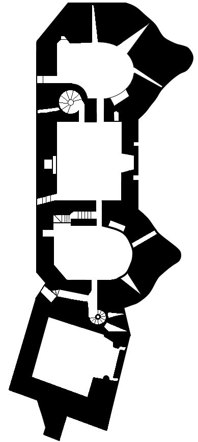 Plan du 1er étage du Castillet