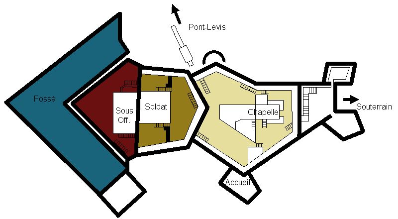 Plan du fort Libéria