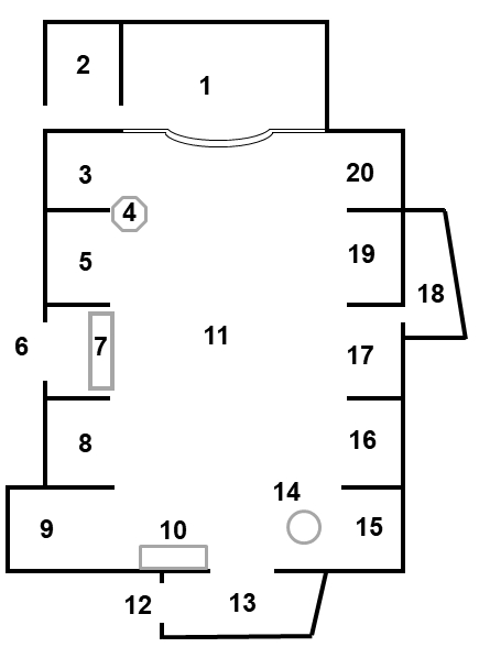 Plan de l'église