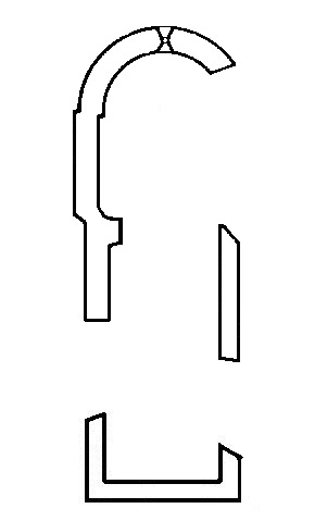 Plan de la chapelle Saint-Paul-le-vieux
