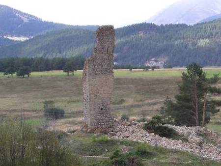 Tour de Creu après son effondrement